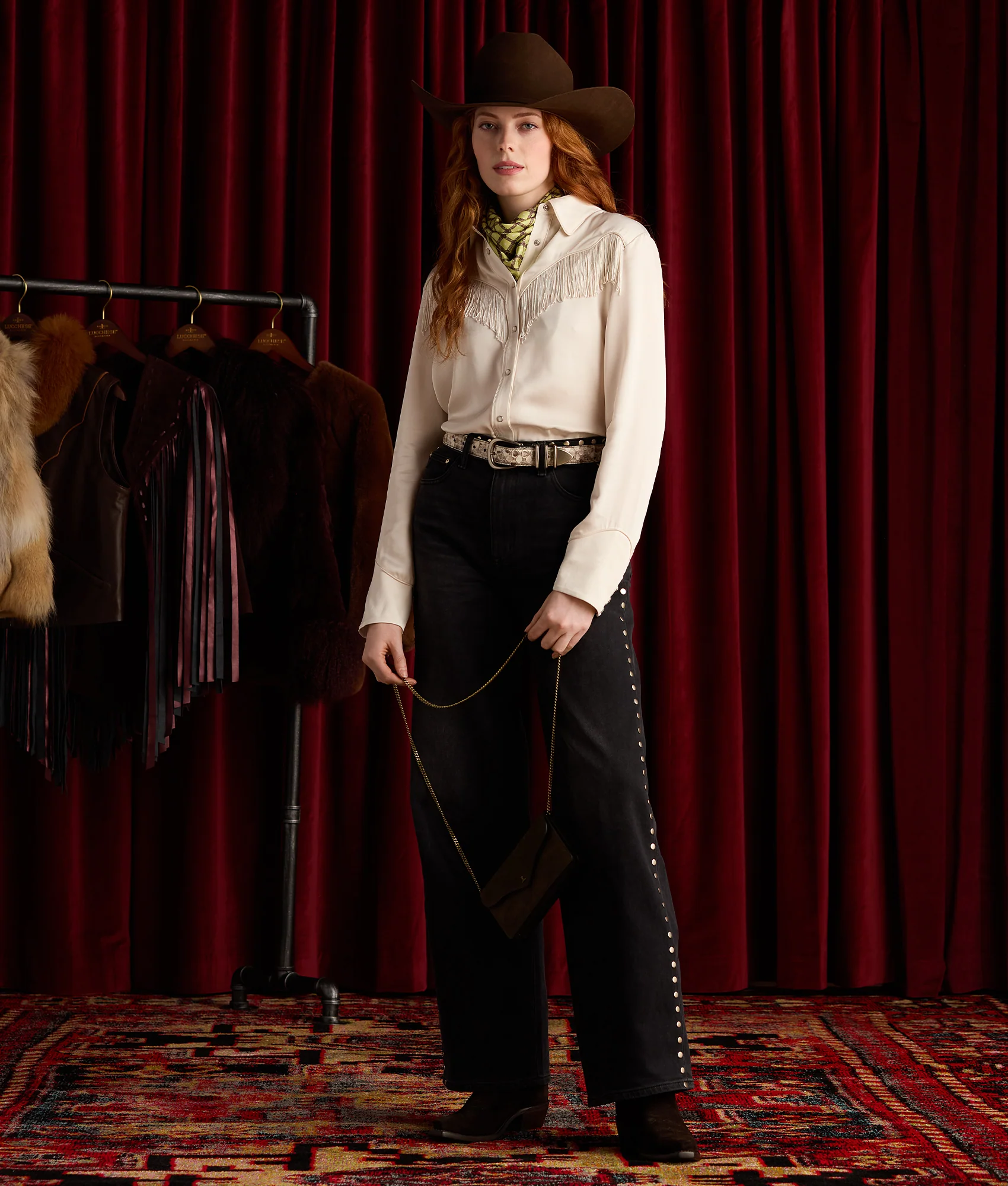 Mary Jane Fringe Blouse :: Oatmeal