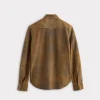 Colt Leather Shacket :: Mocha