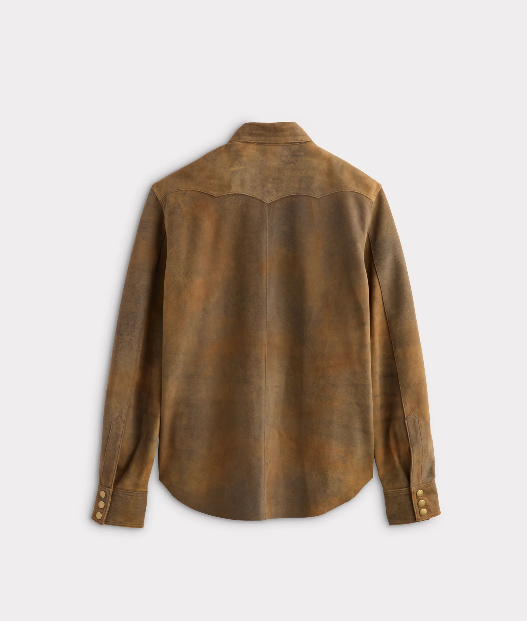Colt Leather Shacket :: Mocha