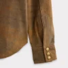Colt Leather Shacket :: Mocha
