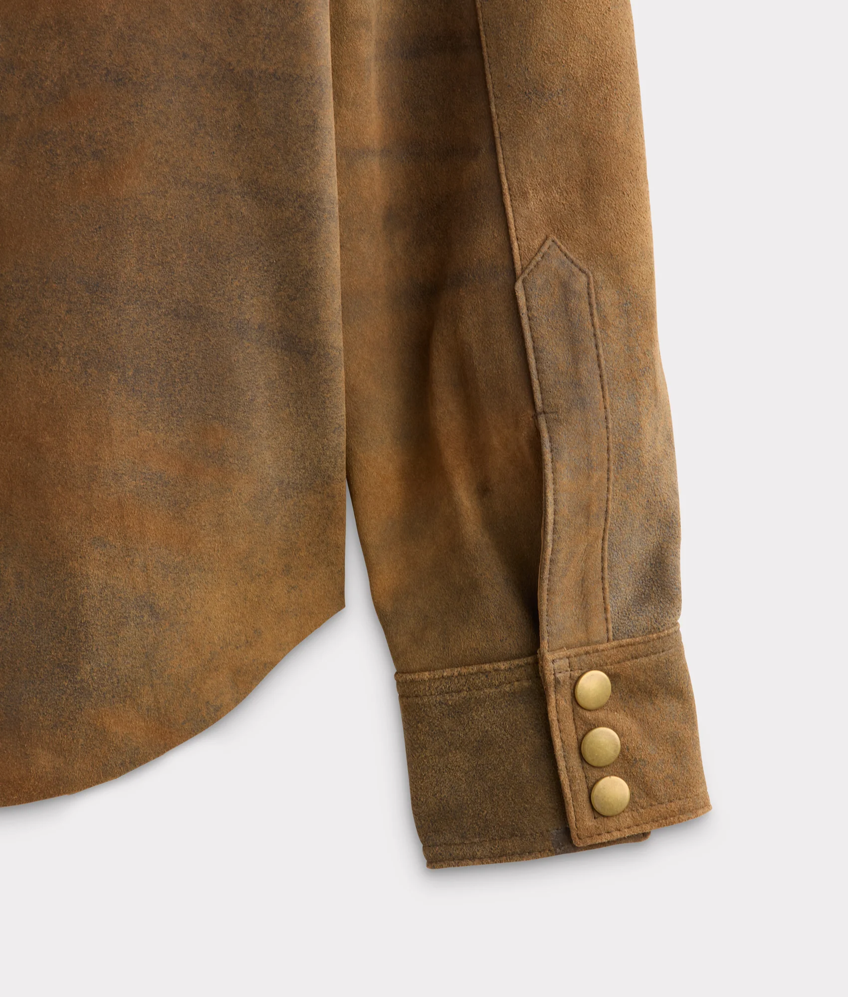 Colt Leather Shacket :: Mocha