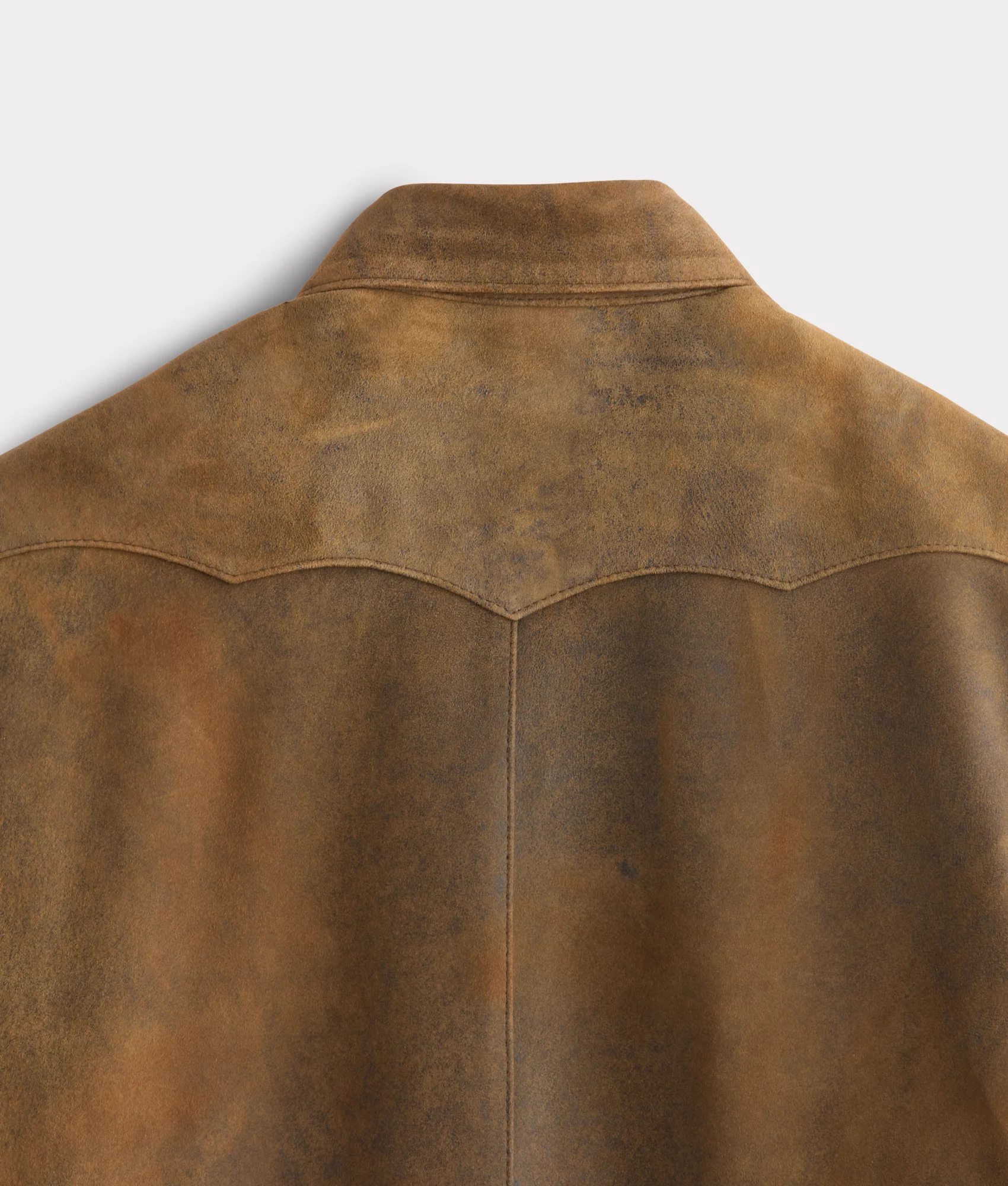 Colt Leather Shacket :: Mocha