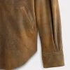 Colt Leather Shacket :: Mocha