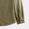 Men's Roper Denim Shirt :: Olive Green