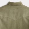 Men's Roper Denim Shirt :: Olive Green