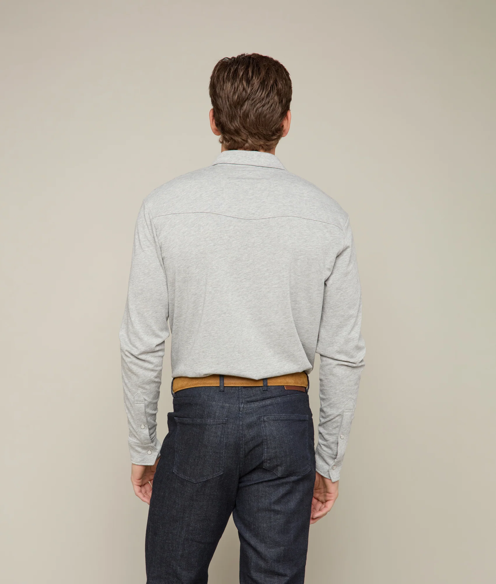 11225-long-sleeve-western-knit-top-heather-grey-3.webp Long Sleeve Western Knit Top :: Heather Grey