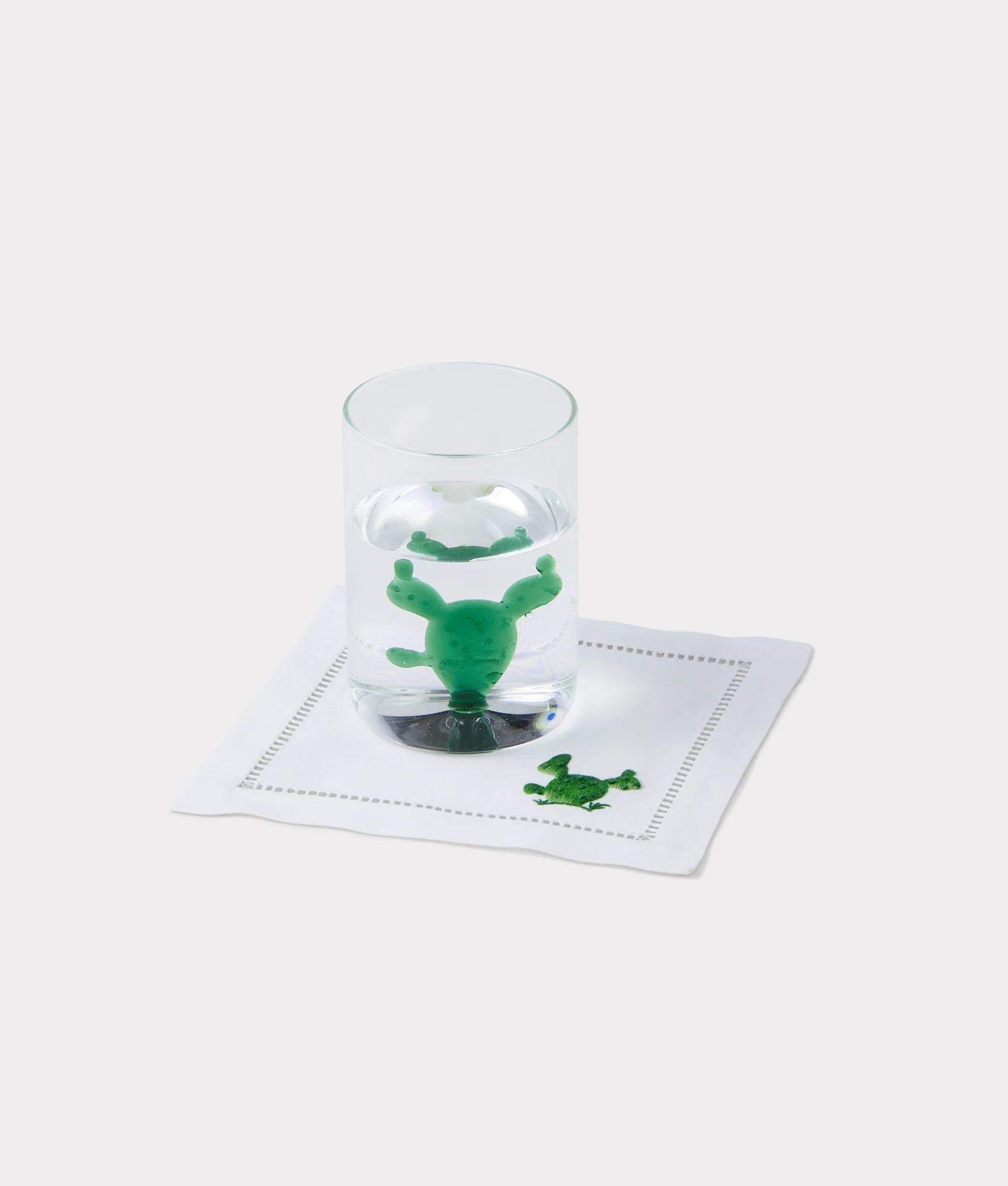 Tucson Saguaro Cactus Drinking Glasses - Set of Four :: Green
