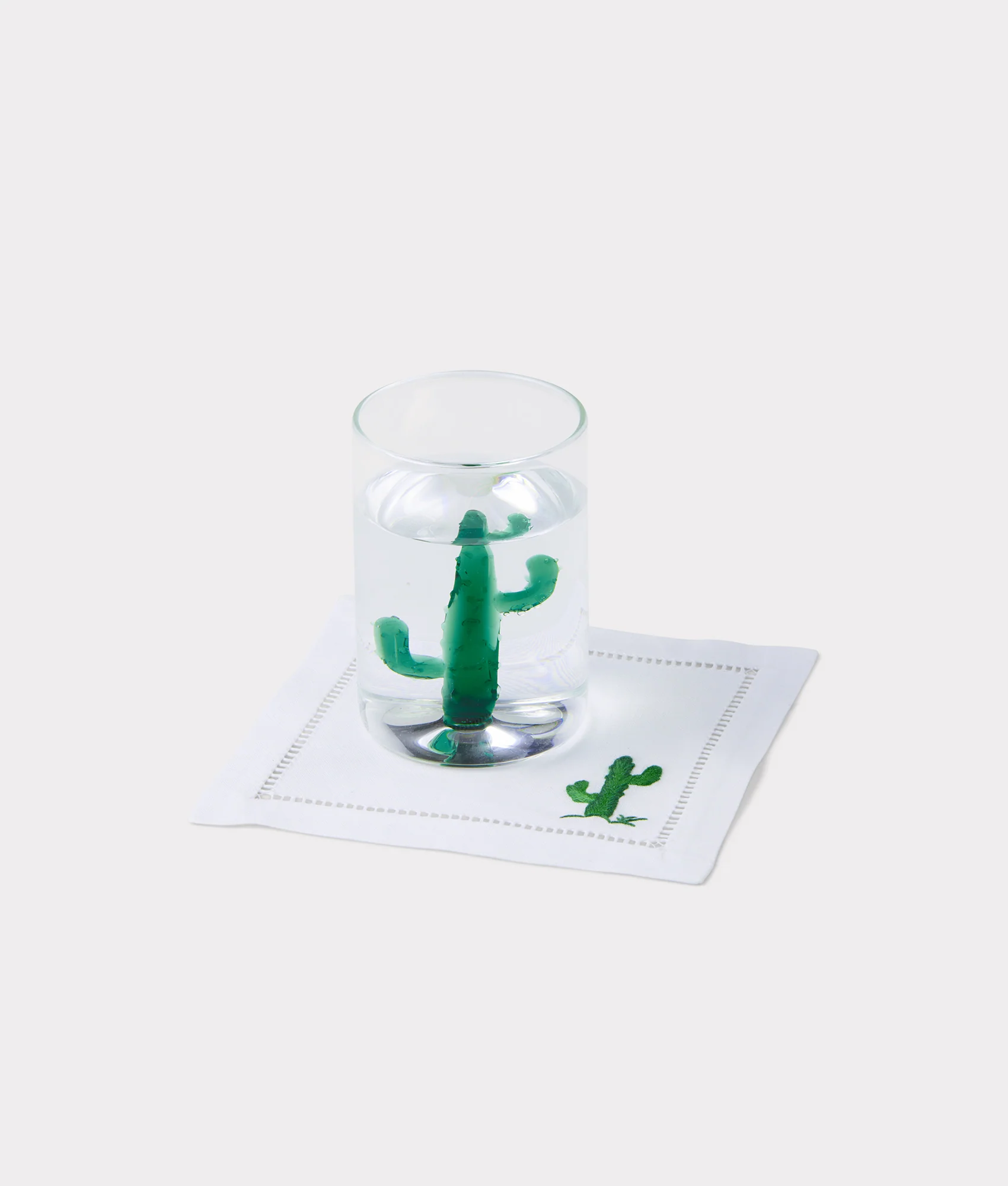 Tucson Saguaro Cactus Drinking Glasses - Set of Four :: Green