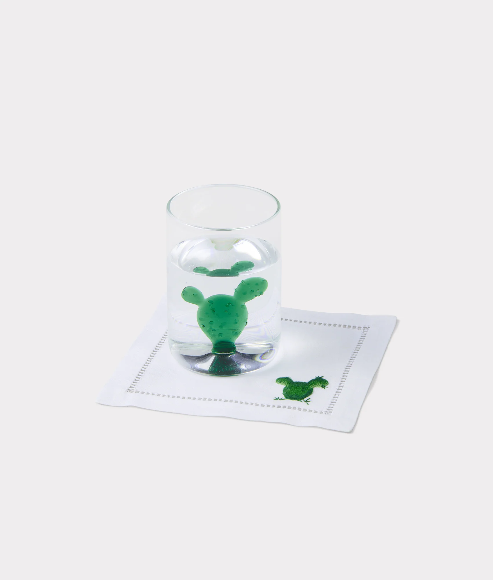 Tucson Saguaro Cactus Drinking Glasses - Set of Four :: Green