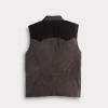 Rit Two-Tone Vest :: Charcoal