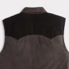 Rit Two-Tone Vest :: Charcoal