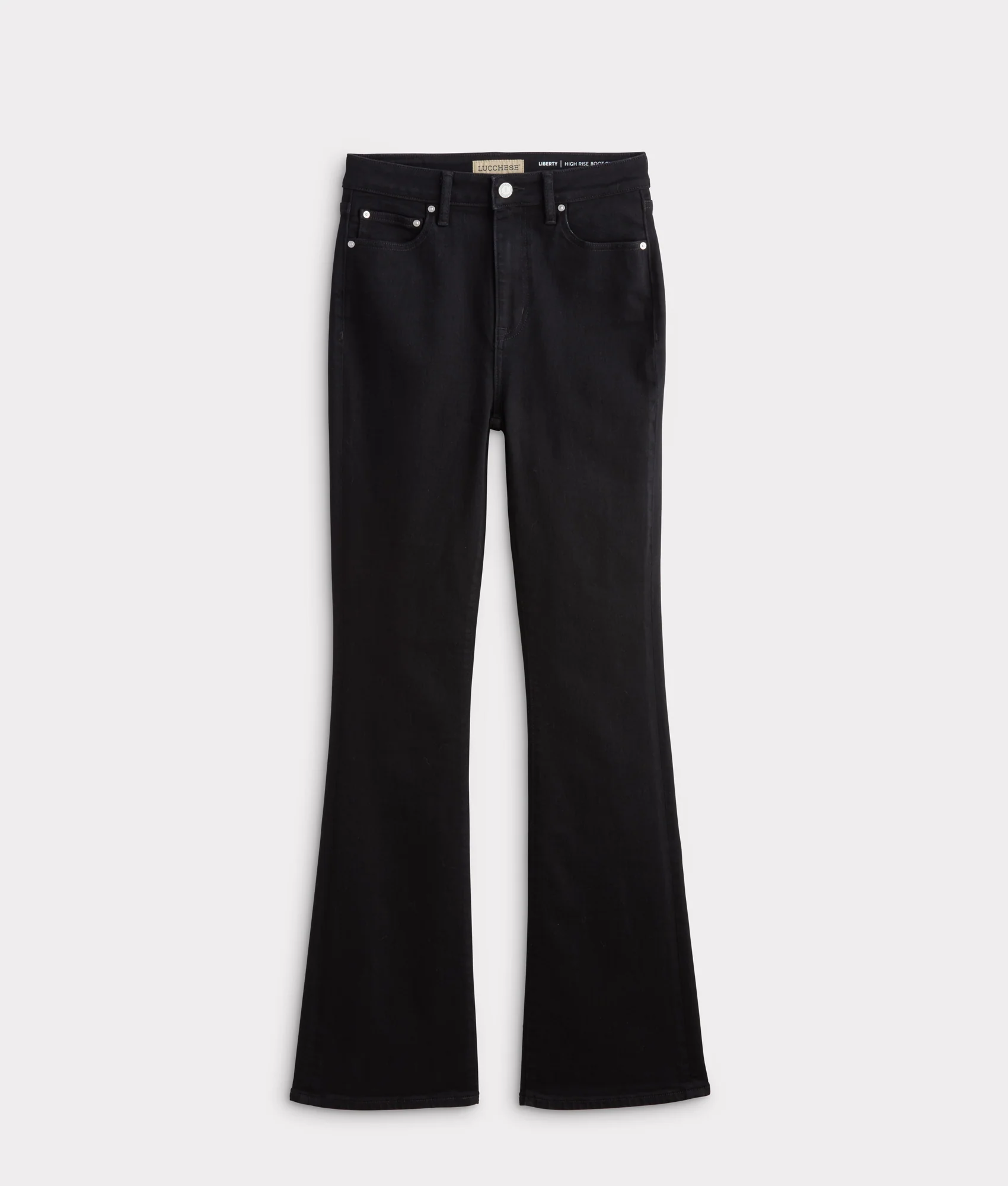 Liberty High-Rise Bootcut Jean :: Black Beauty