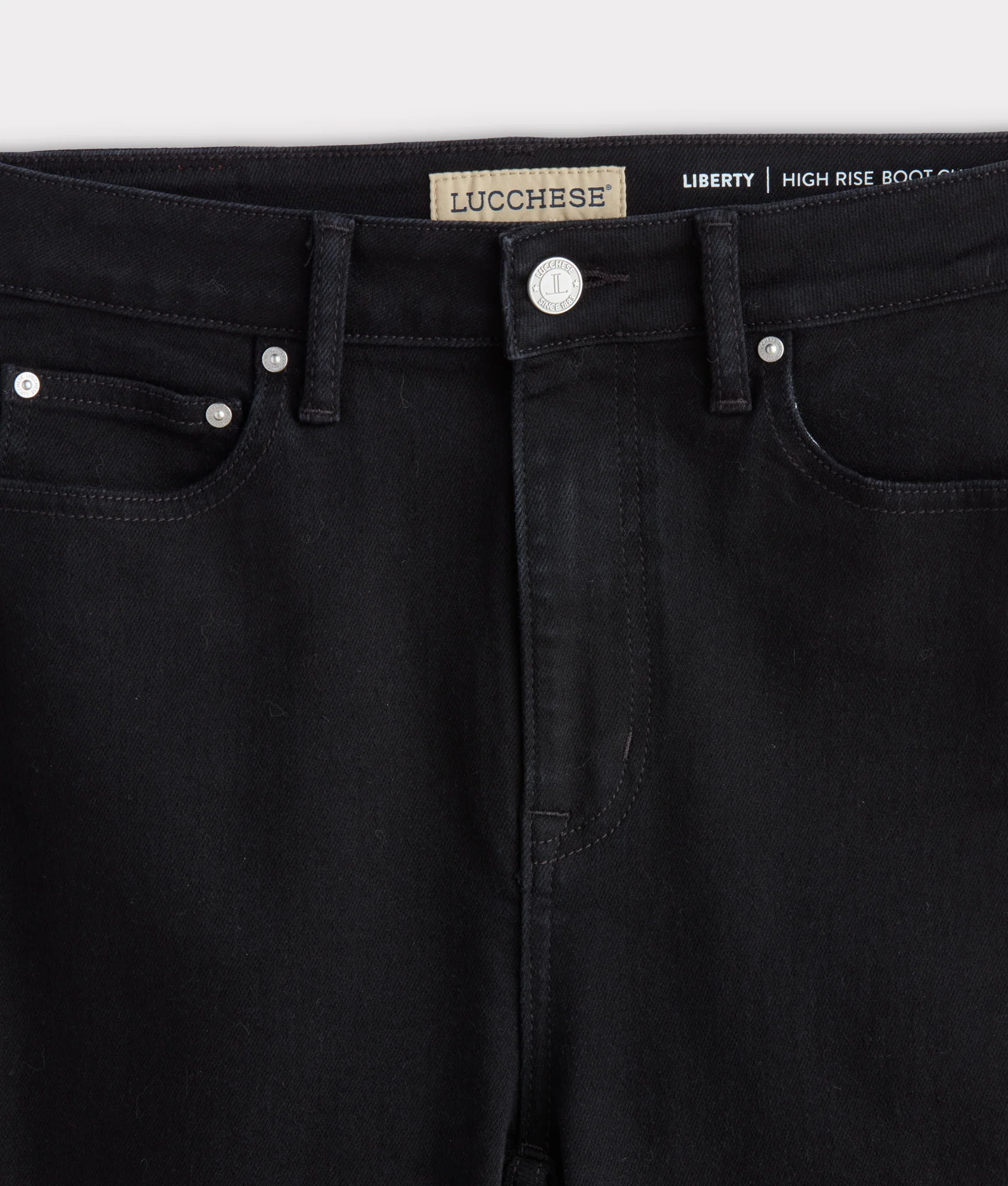 Liberty High-Rise Bootcut Jean :: Black Beauty