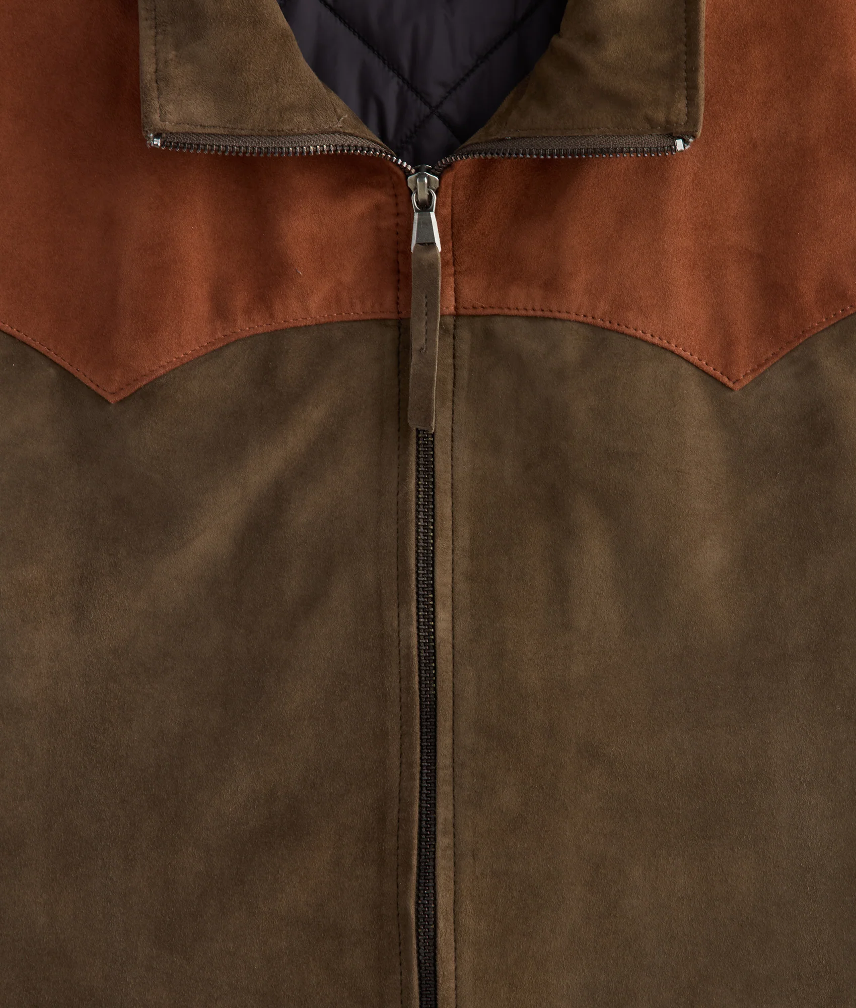 Rit Two-Tone Vest :: Olive