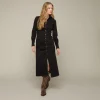 Long Denim Duster :: Black Denim