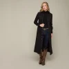 Long Denim Duster :: Black Denim