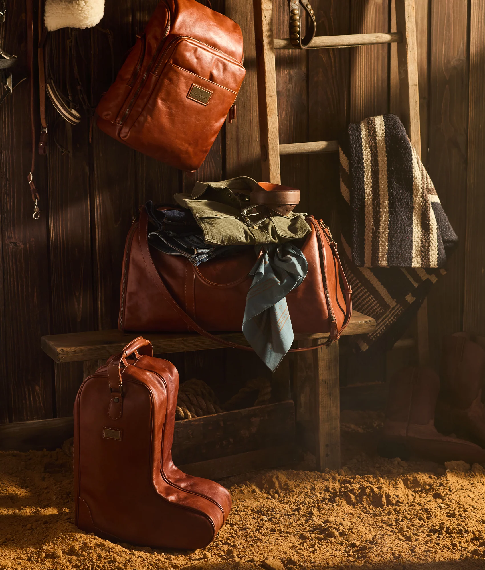 Cosimo Boot Bag :: Cognac