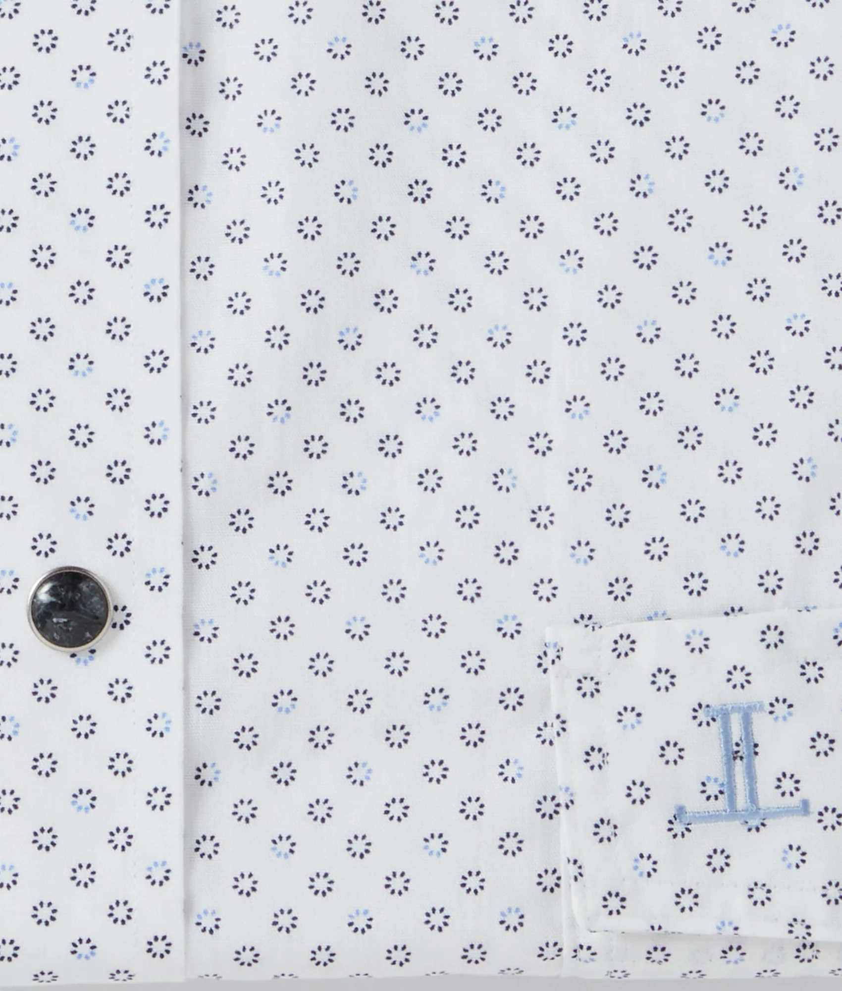 11329-austin-classic-fit-blue-and-navy-circle-print-2.webp Austin Classic Fit :: Blue And Navy Circle Print