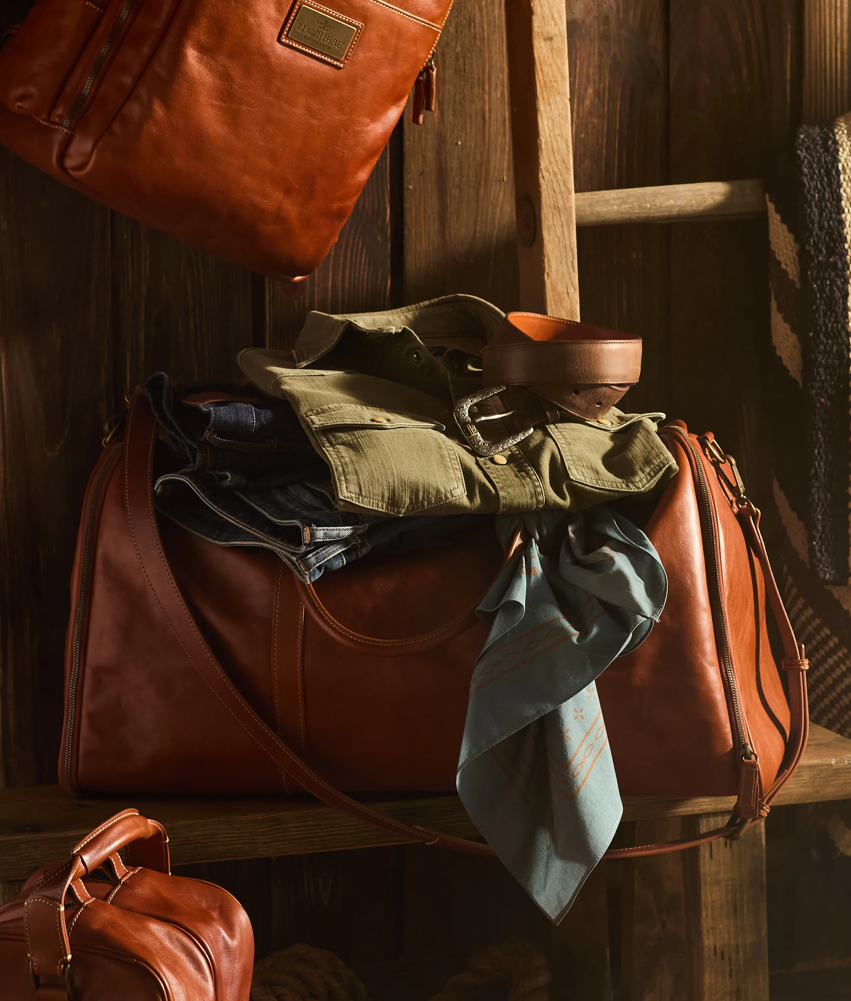 Cosimo Garment Duffle :: Cognac