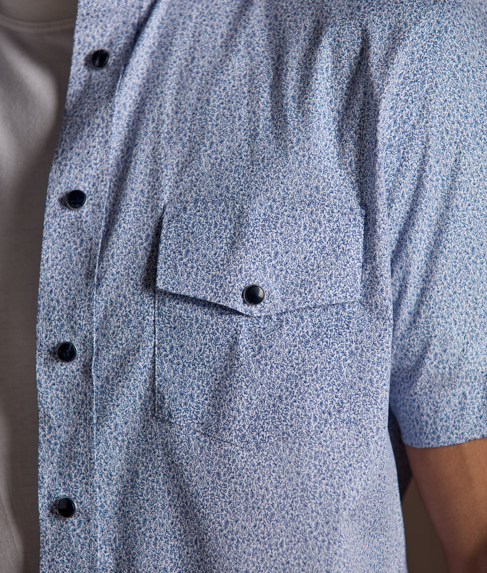 Austin Modern Fit :: Blue Floral