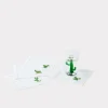 Tucson Saguaro Cactus Cocktail Napkins - Set of Four :: White