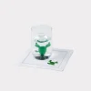 Tucson Saguaro Cactus Cocktail Napkins - Set of Four :: White