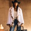 Francis Fur Fringe Jacket :: White