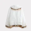 Francis Fur Fringe Jacket :: White