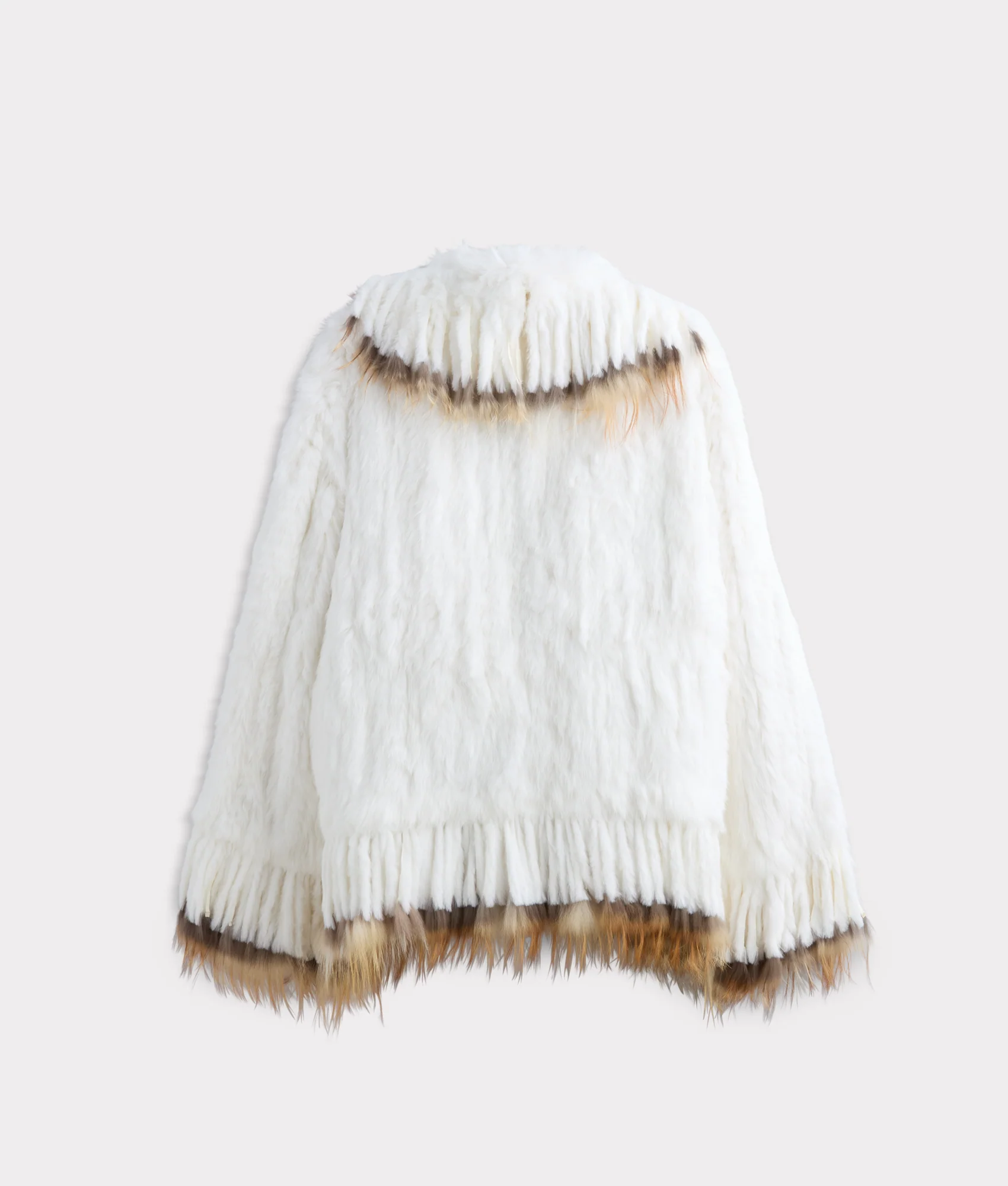 Francis Fur Fringe Jacket :: White