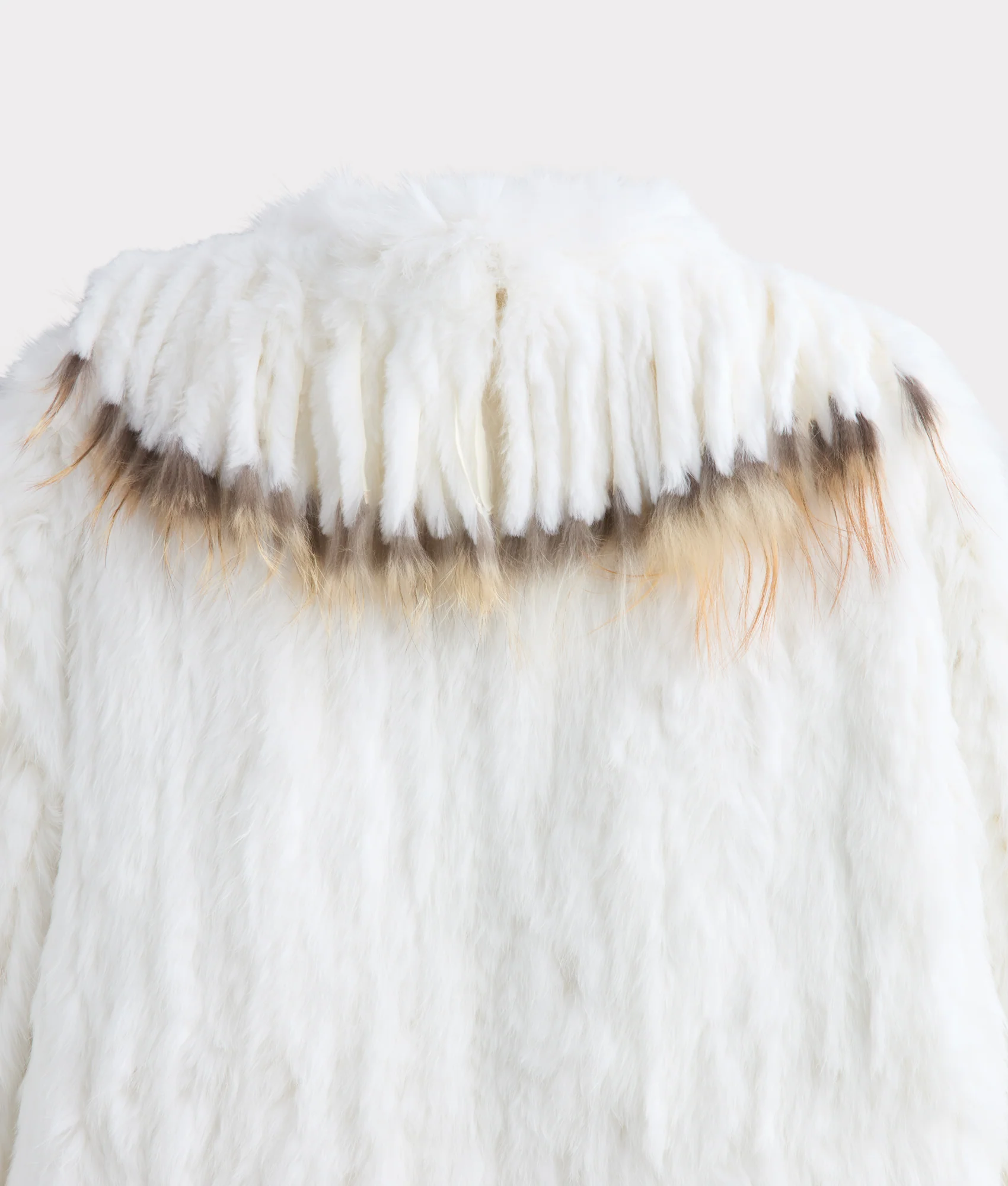 Francis Fur Fringe Jacket :: White