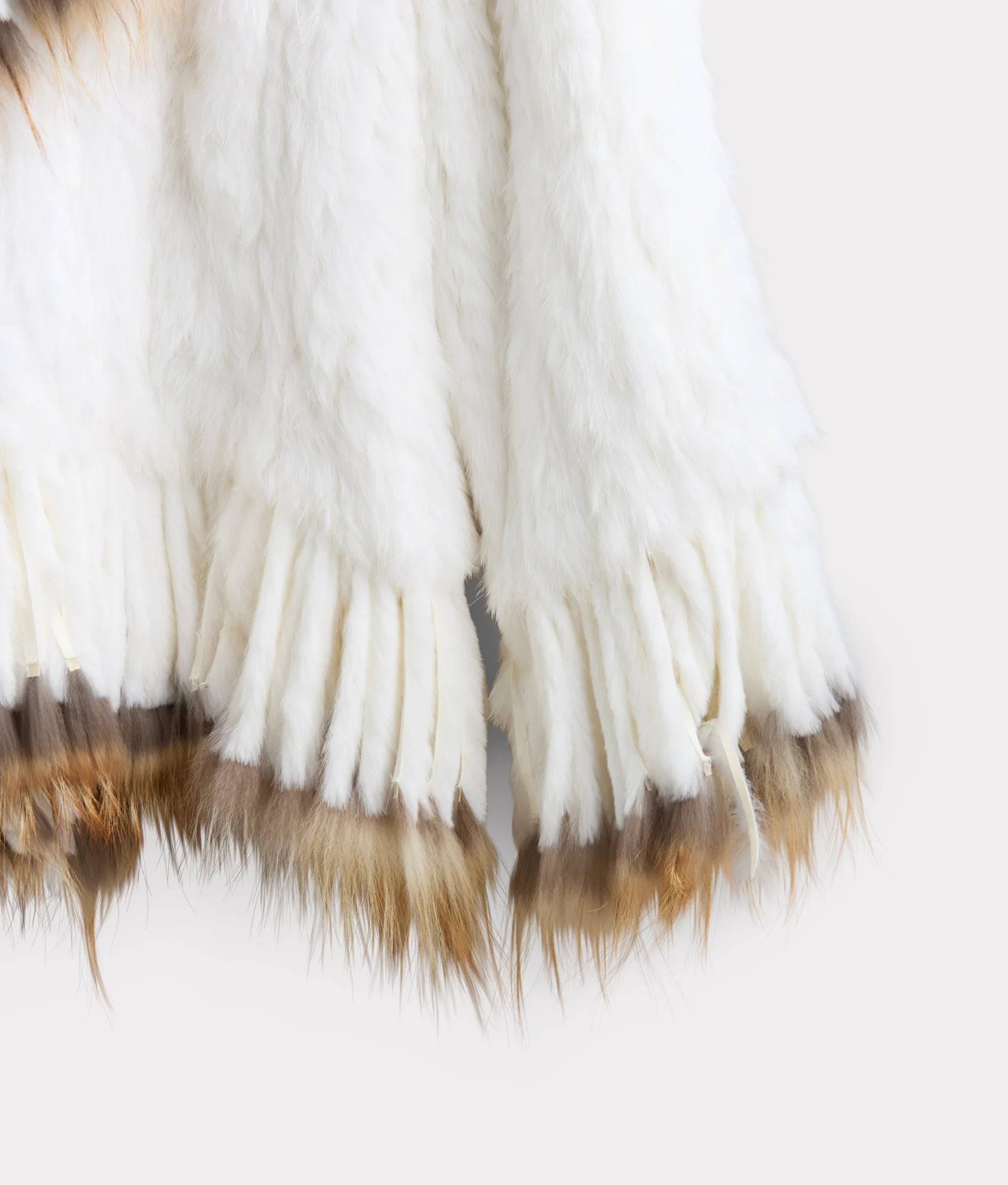 Francis Fur Fringe Jacket :: White