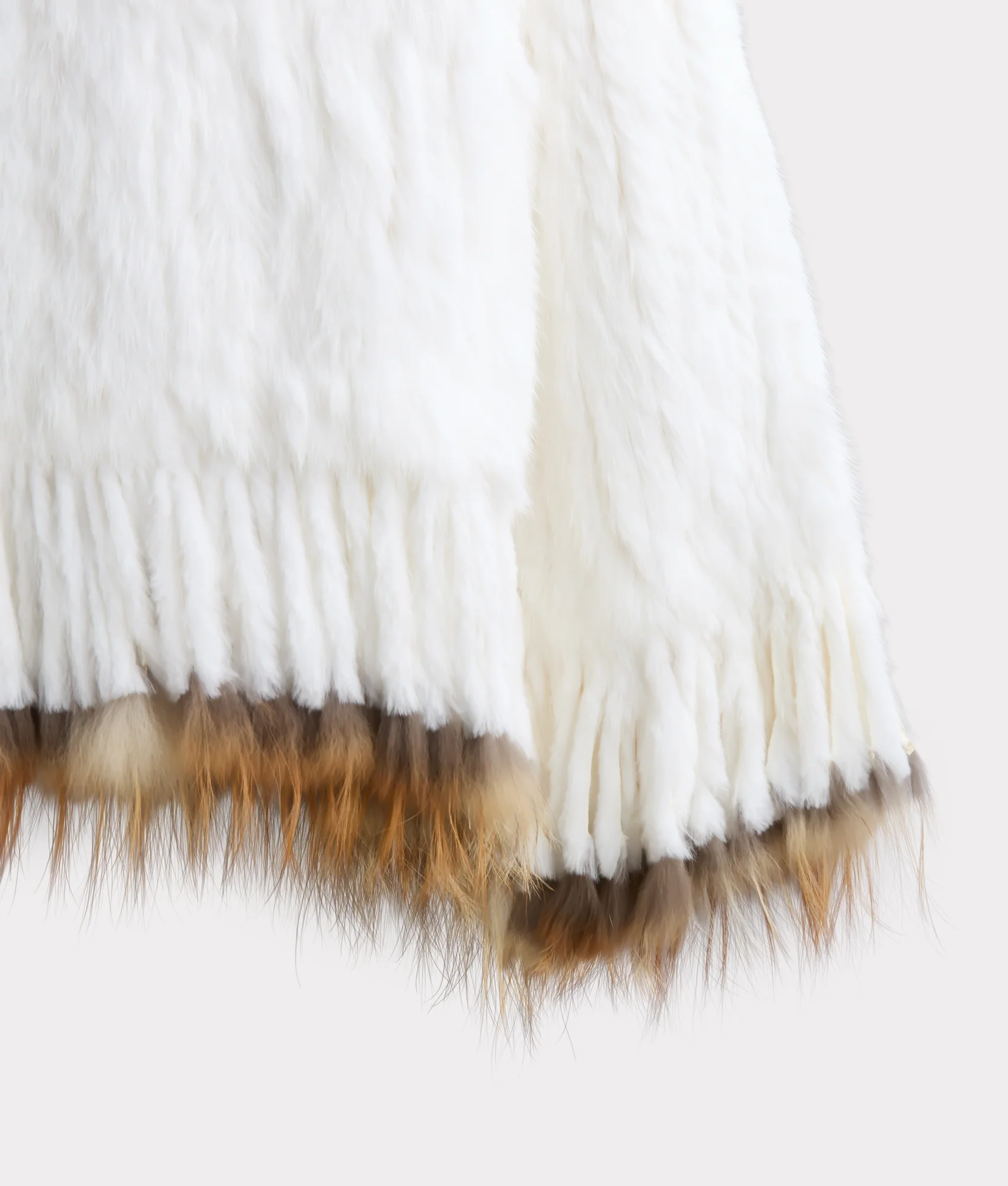Francis Fur Fringe Jacket :: White