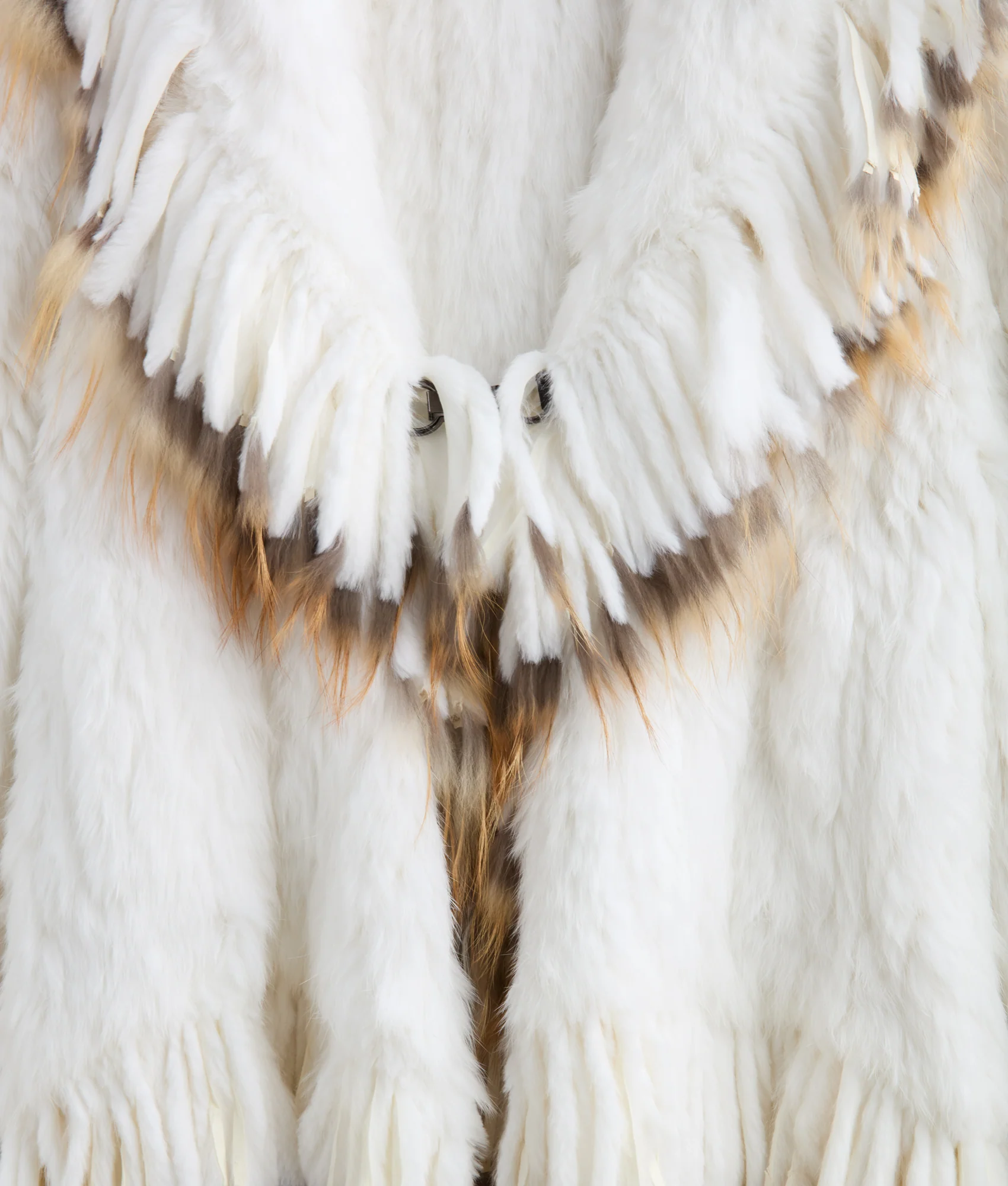 Francis Fur Fringe Jacket :: White