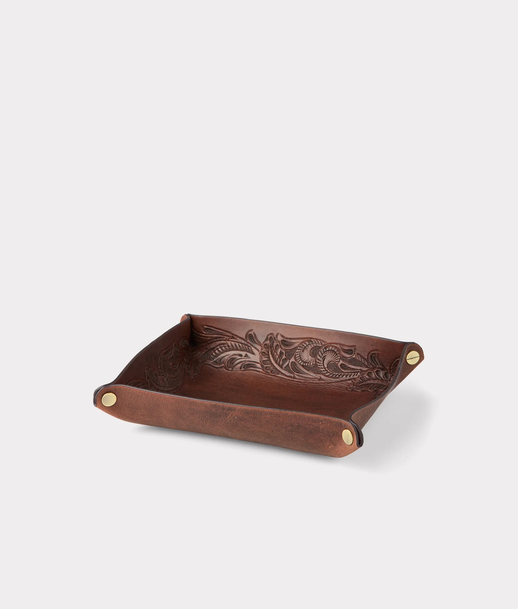 Carver Valet Tray :: Brown