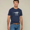 Lucchese Racehorse Tee :: Navy