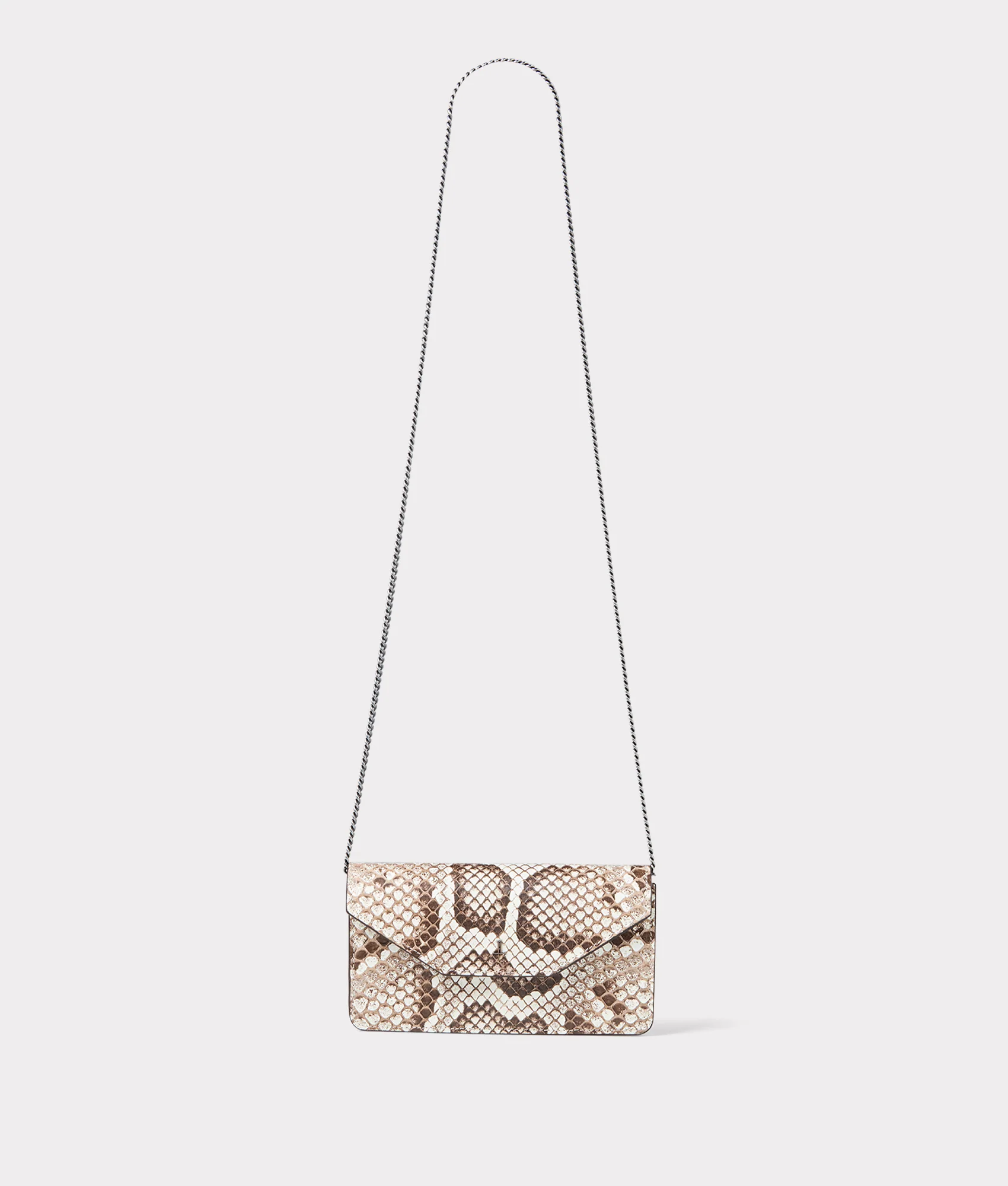 Long Exotic Wallet On A Chain :: Natural