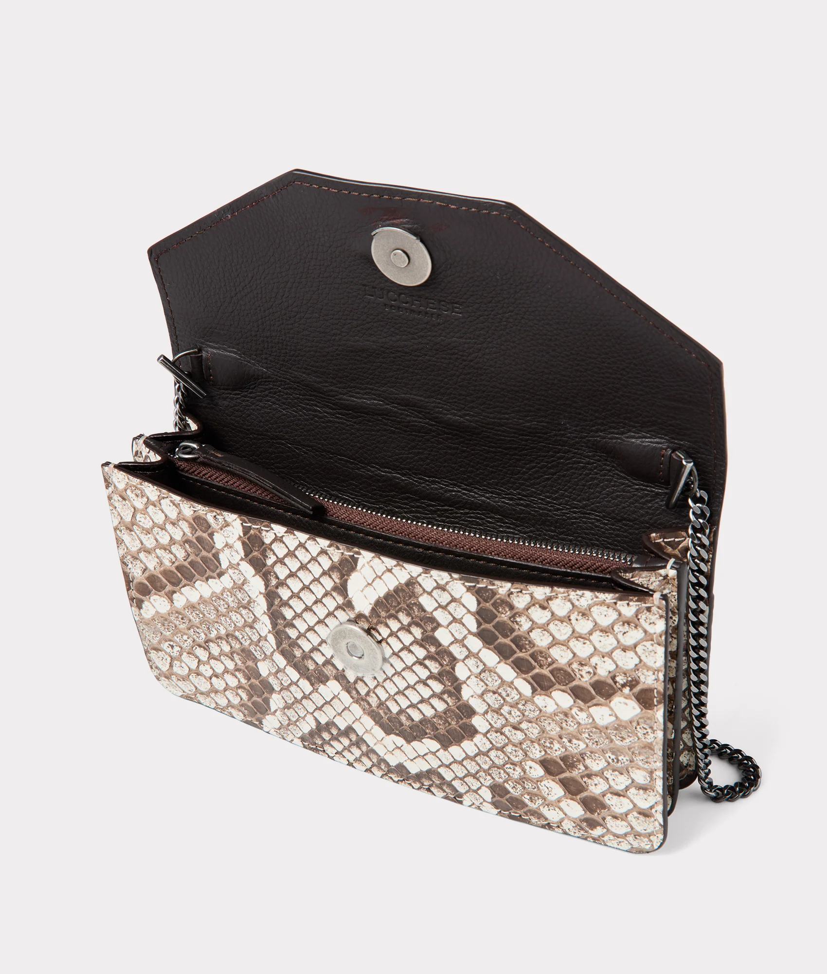 Long Exotic Wallet On A Chain :: Natural
