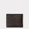 Hipster Wallet - American Alligator :: Chocolate