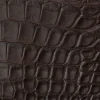 Hipster Wallet - American Alligator :: Chocolate
