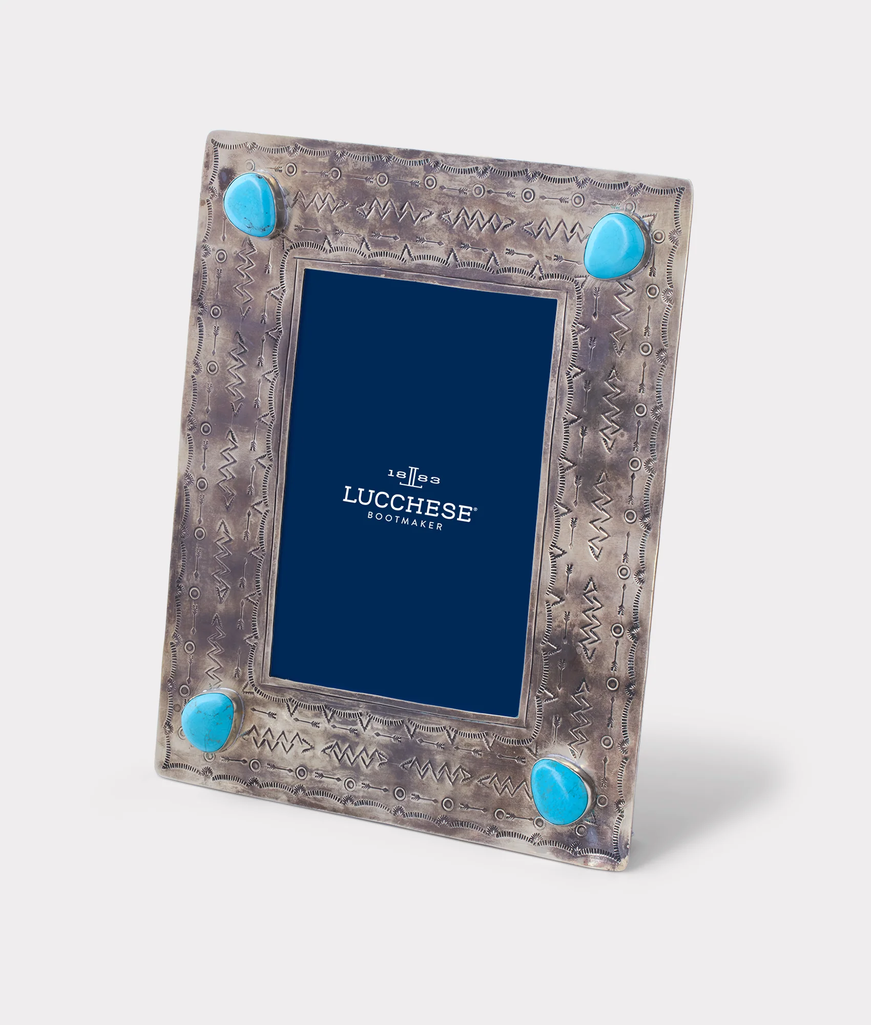 5 X 7 Southwestern Frame :: Silver