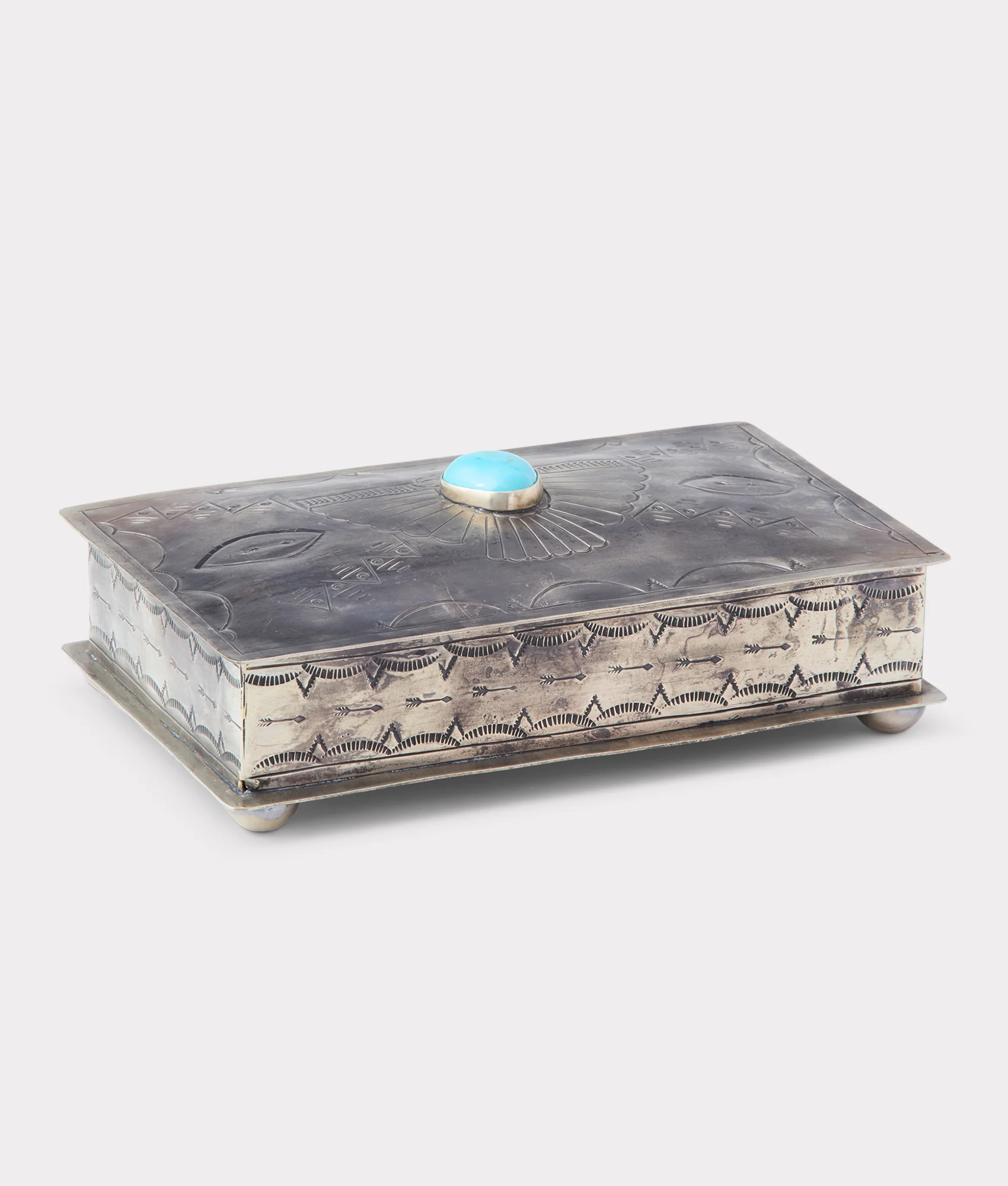 Southwestern Thunderbird Box :: Silver