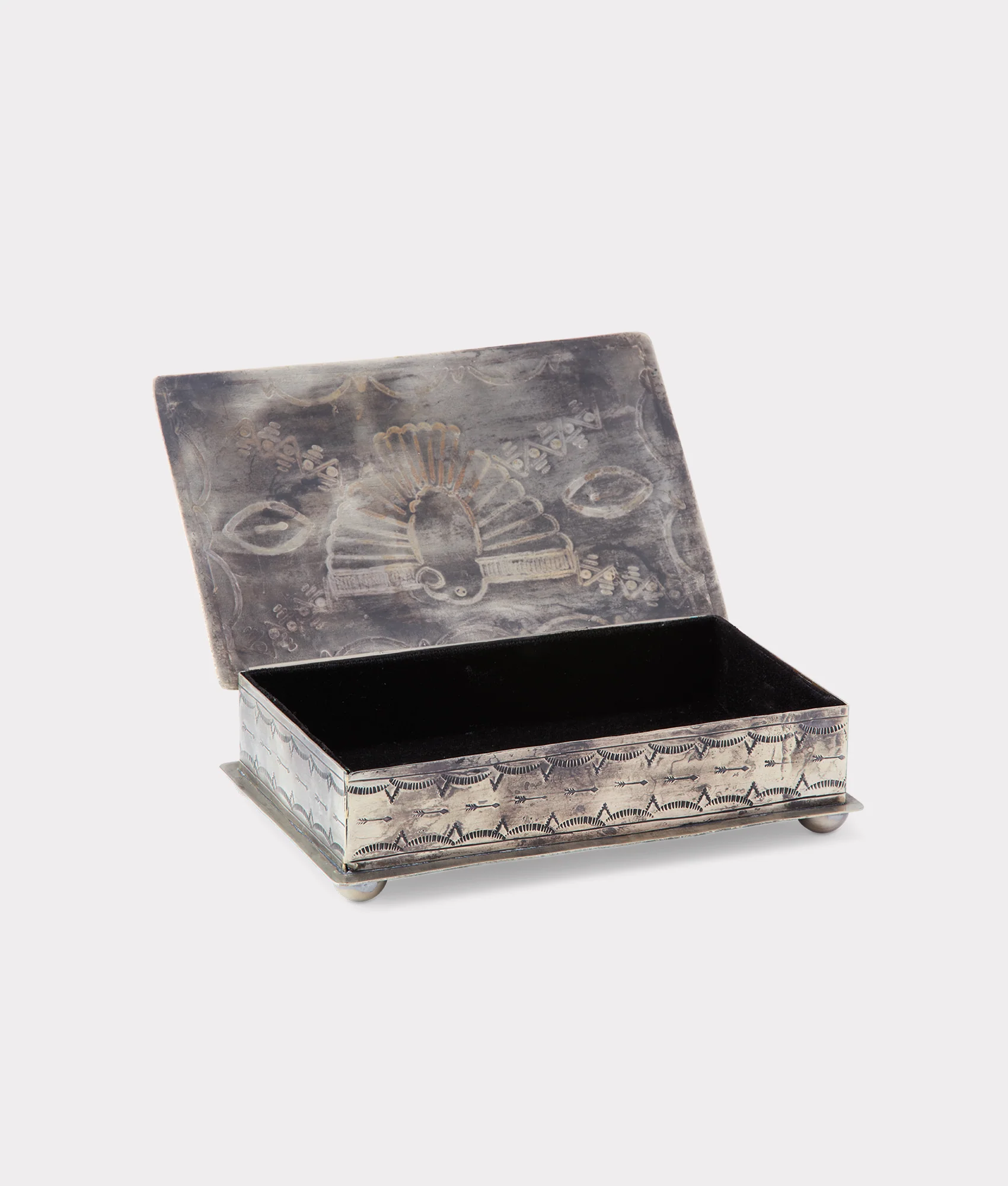Southwestern Thunderbird Box :: Silver