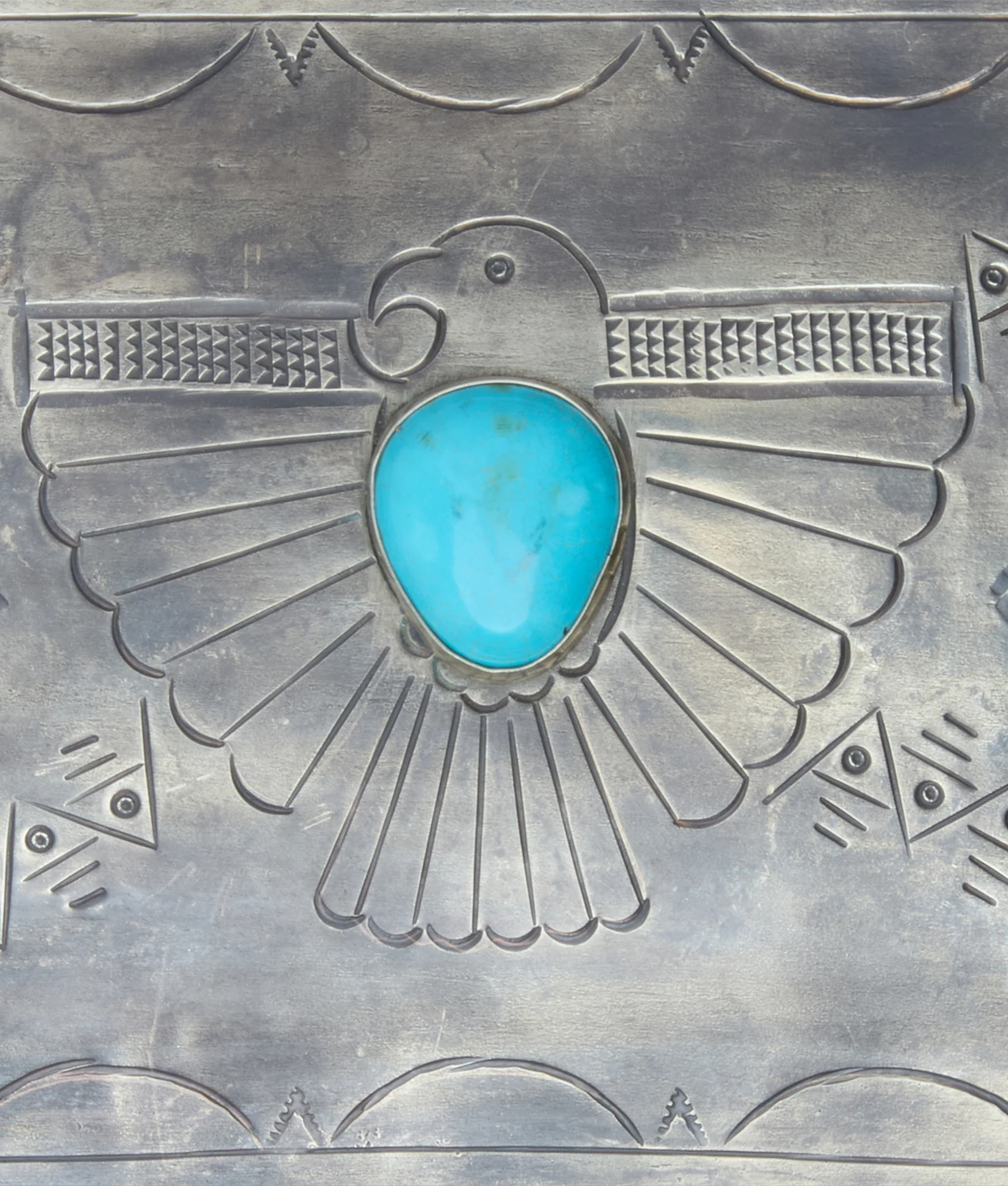 Southwestern Thunderbird Box :: Silver