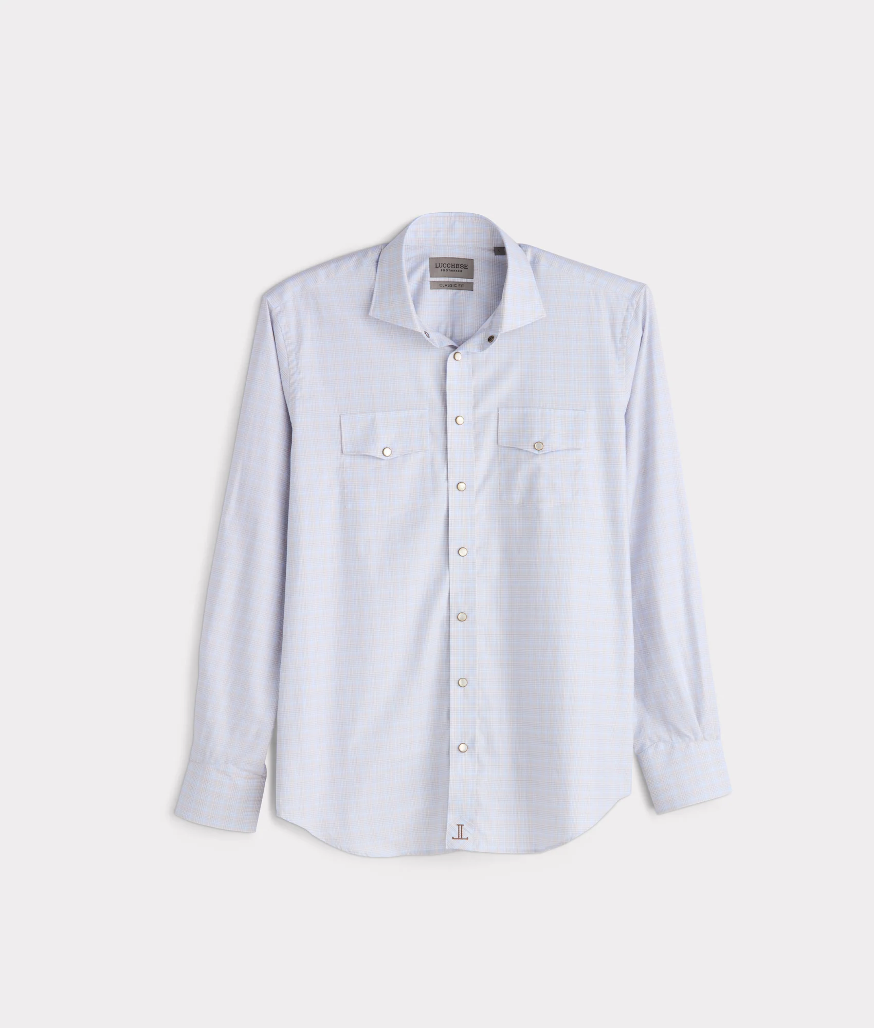 El Paso Classic Fit :: Sky Blue Plaid