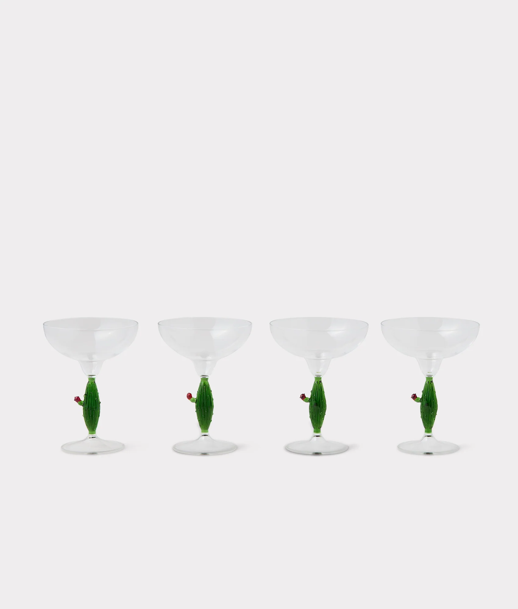 11439-tucson-saguaro-cactus-margarita-glasses-set-of-four-green-1.webp Tucson Saguaro Cactus Margarita Glasses - Set of Four :: Green