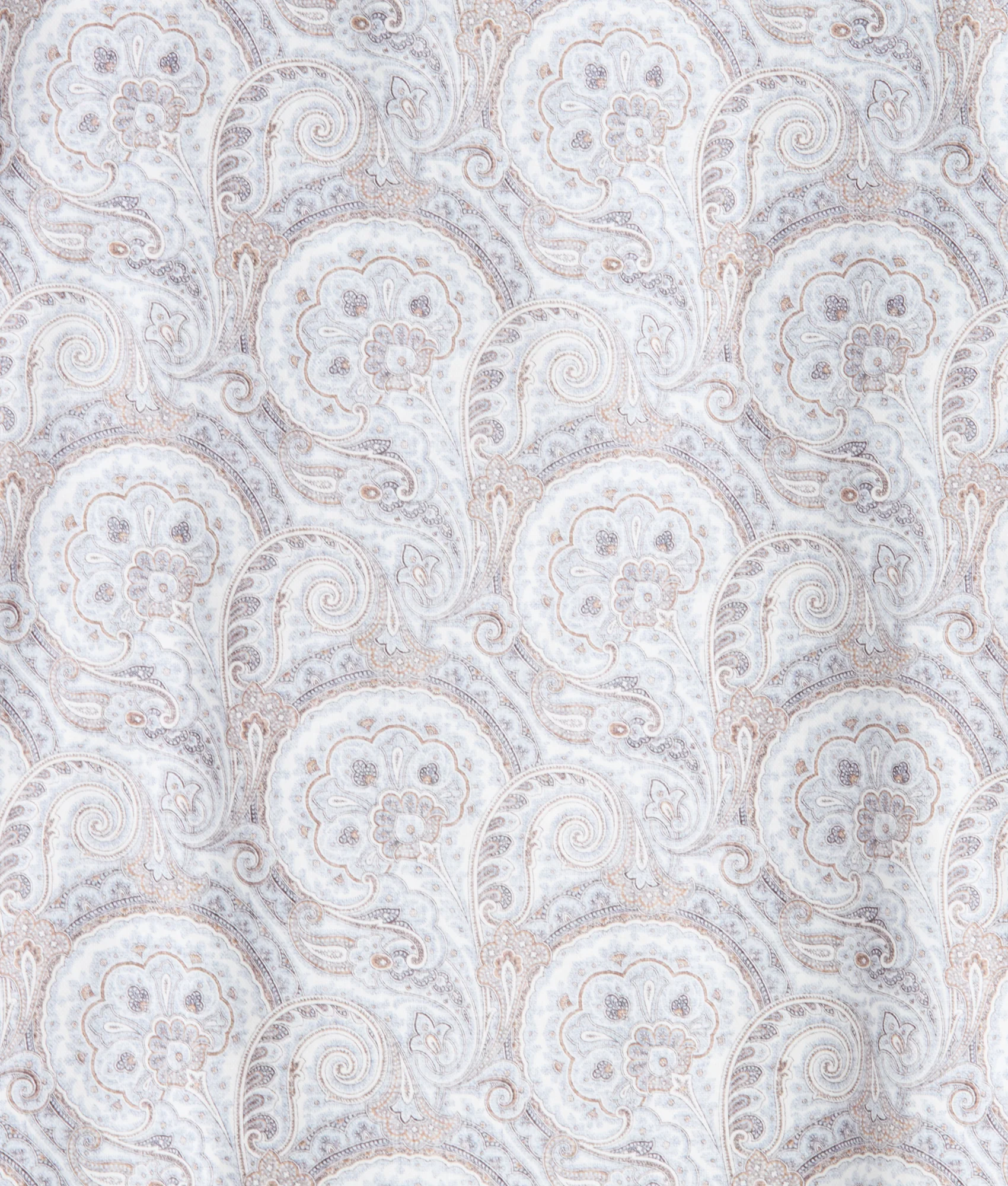 El Paso Modern Fit :: Blue And Brown Paisley