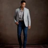 El Paso Modern Fit :: Blue And Brown Paisley