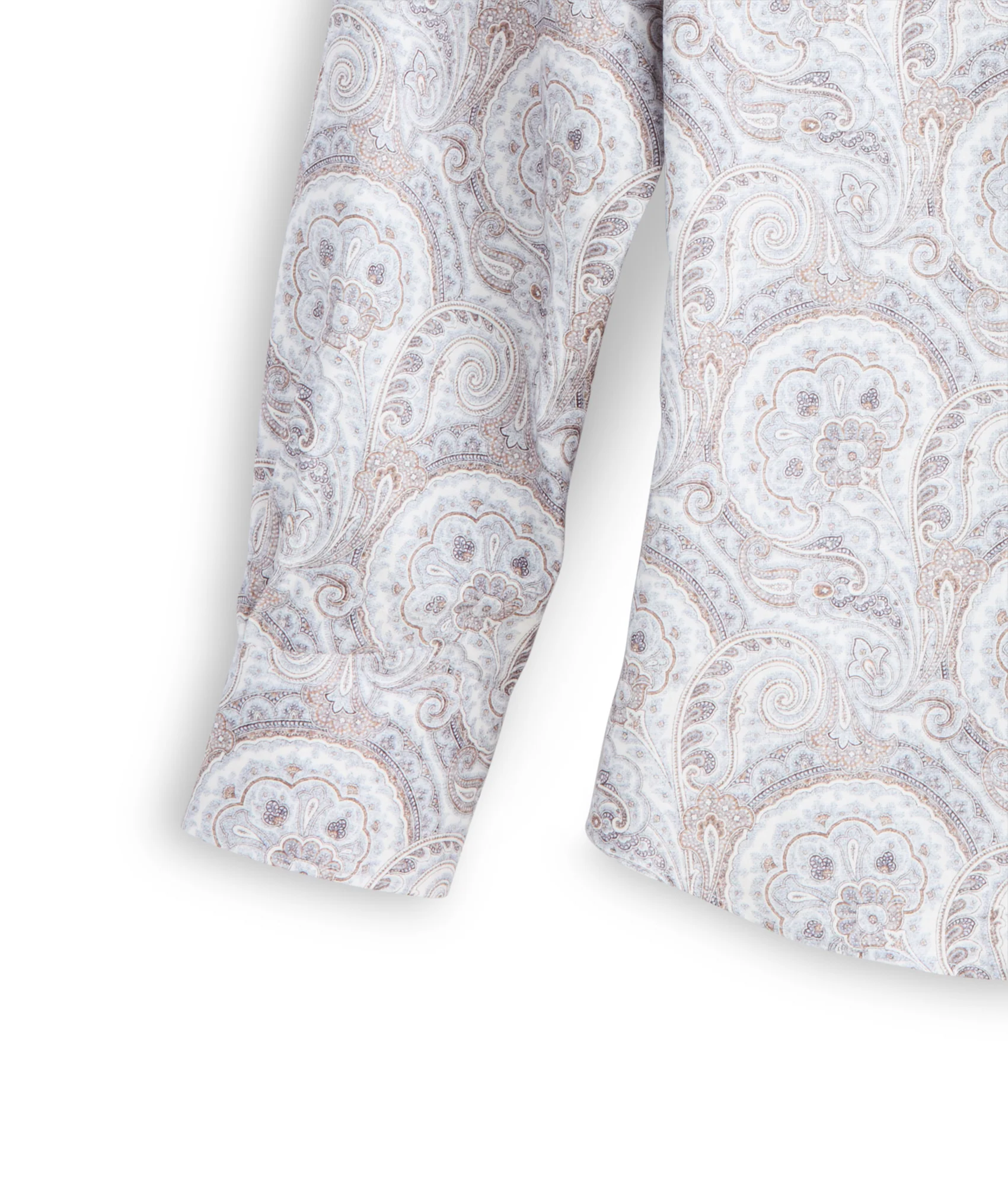 El Paso Modern Fit :: Blue And Brown Paisley