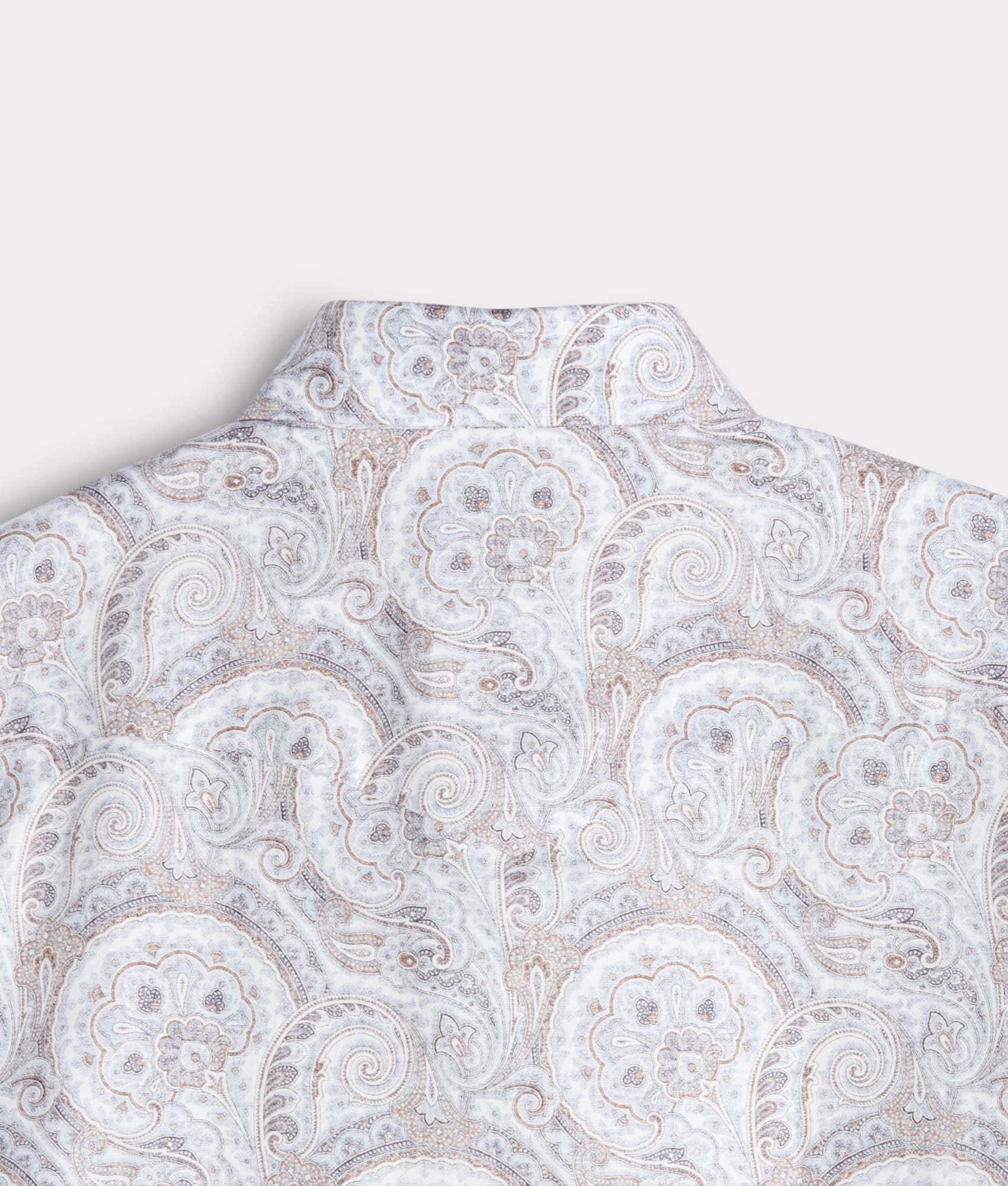 El Paso Modern Fit :: Blue And Brown Paisley
