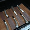 Steak Knife Carrier With Six Steak Knives :: Tan